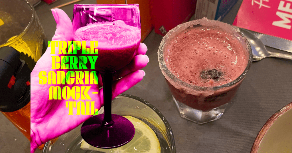 triple berry sangria infused mocktail cover image