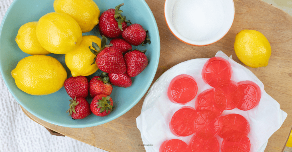 sour strawberry lemonade infused gummies cover image