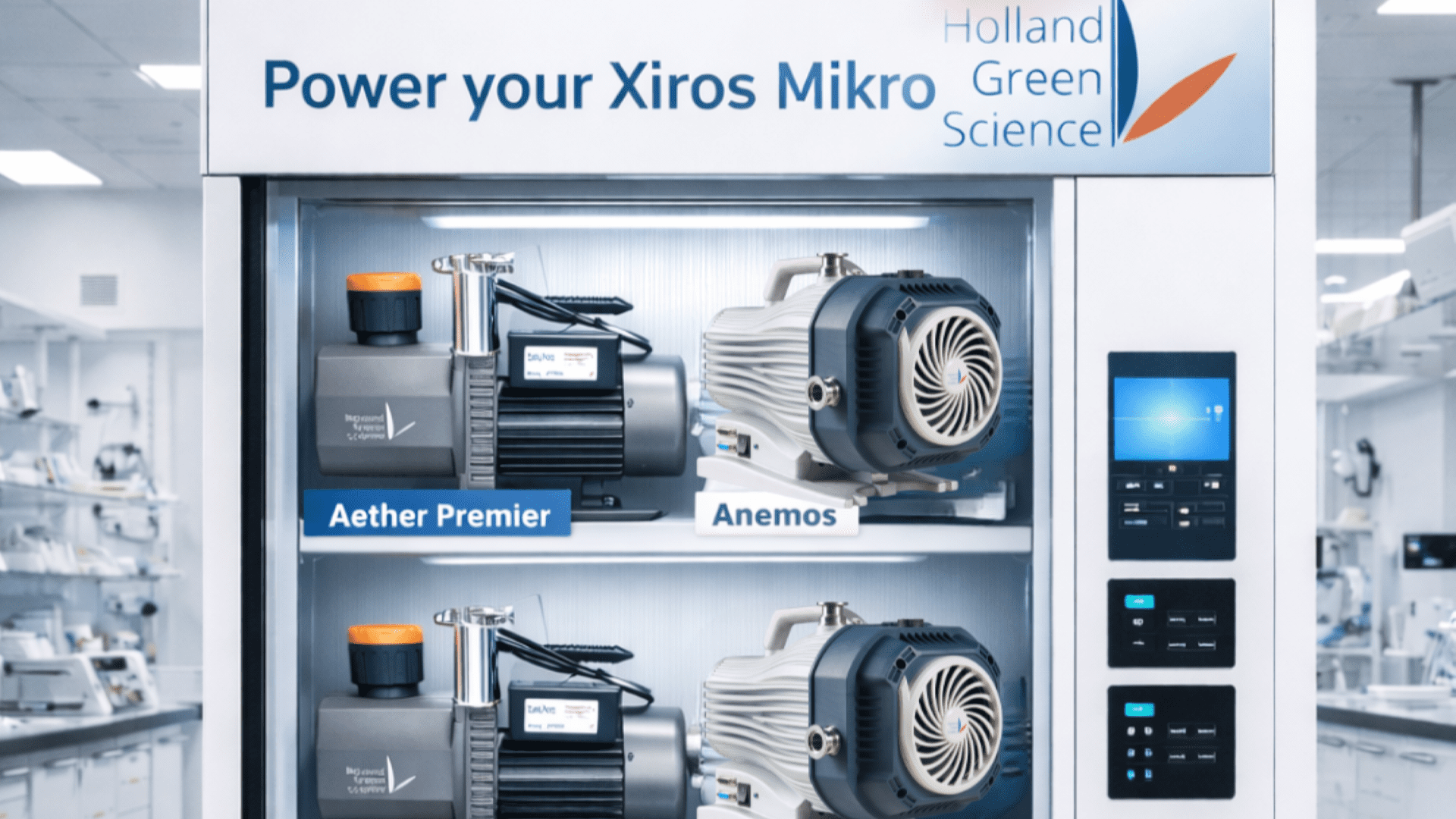 Pump Options for Xiros Mikro Freeze Dryer