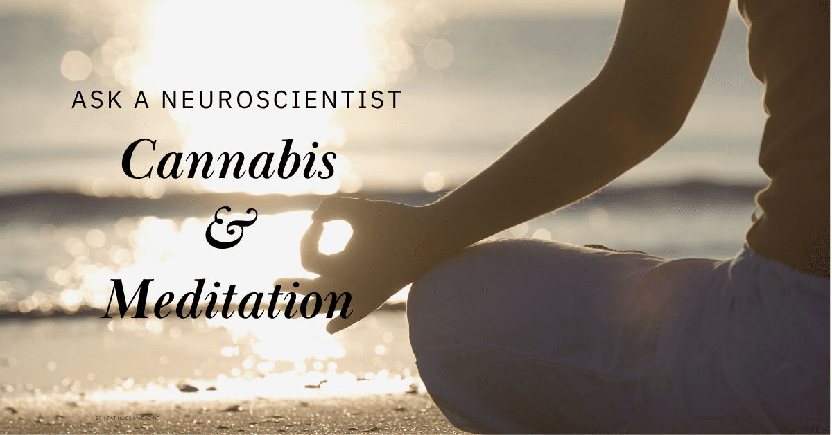 cannabis and meditation cover image