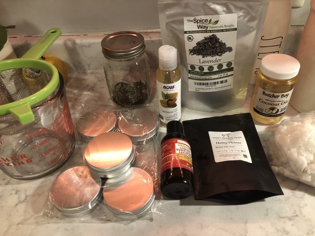 CBD Lavender Salve ingredients