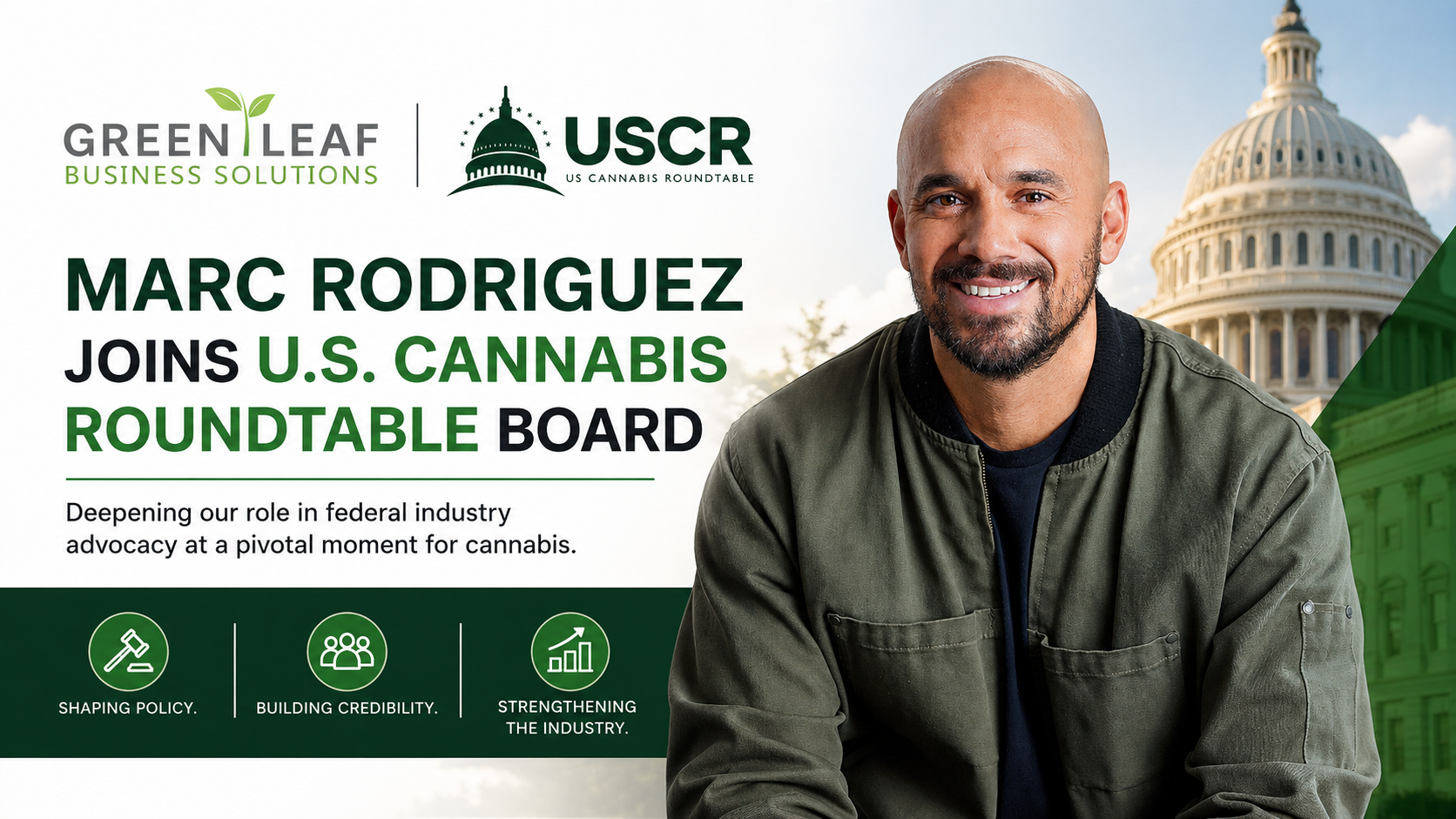 U.S. Cannabis Roundtable_Green Leaf PR Cover image