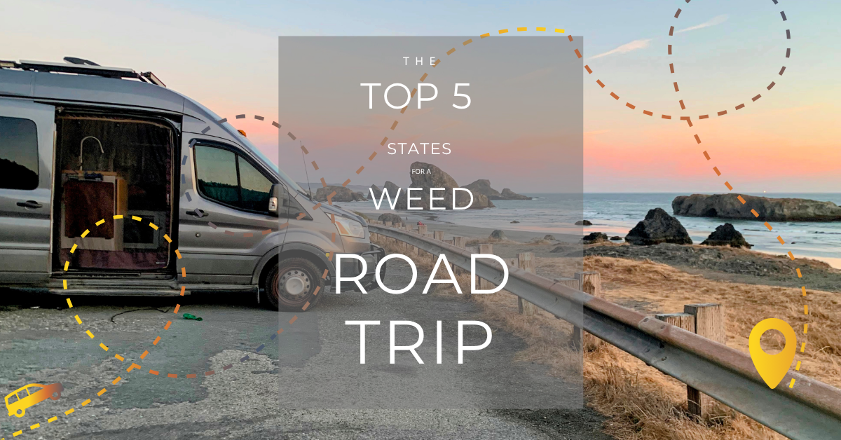top 5 states for a weed road trip cover image
