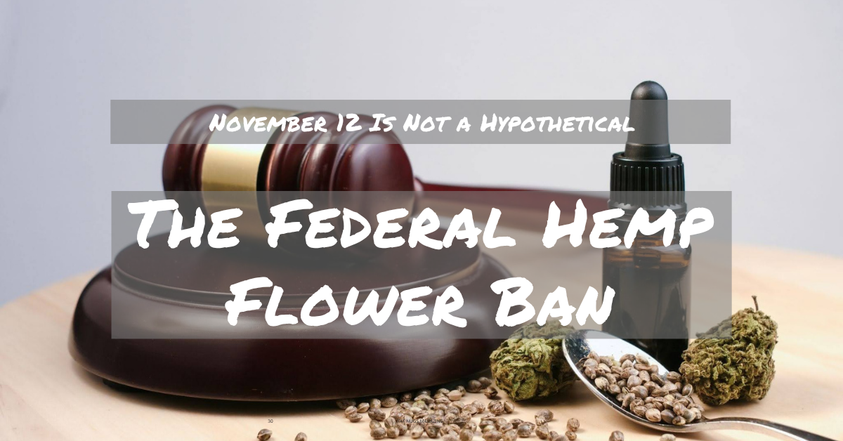 federal hemp flower ban cover image
